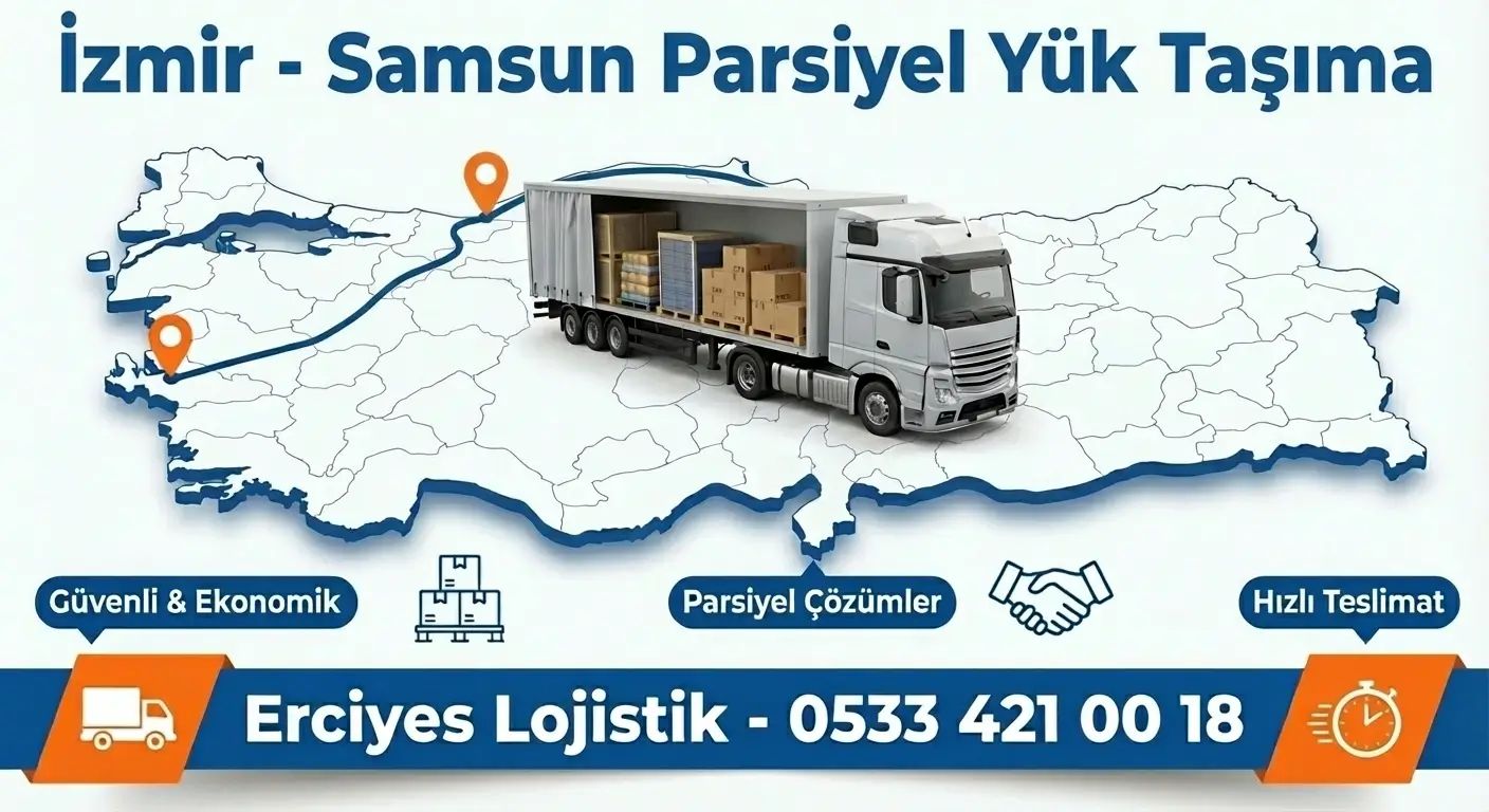 izmir samsun parsiyel yük taşımacılığı için bizi hemen arayın: 05334210018